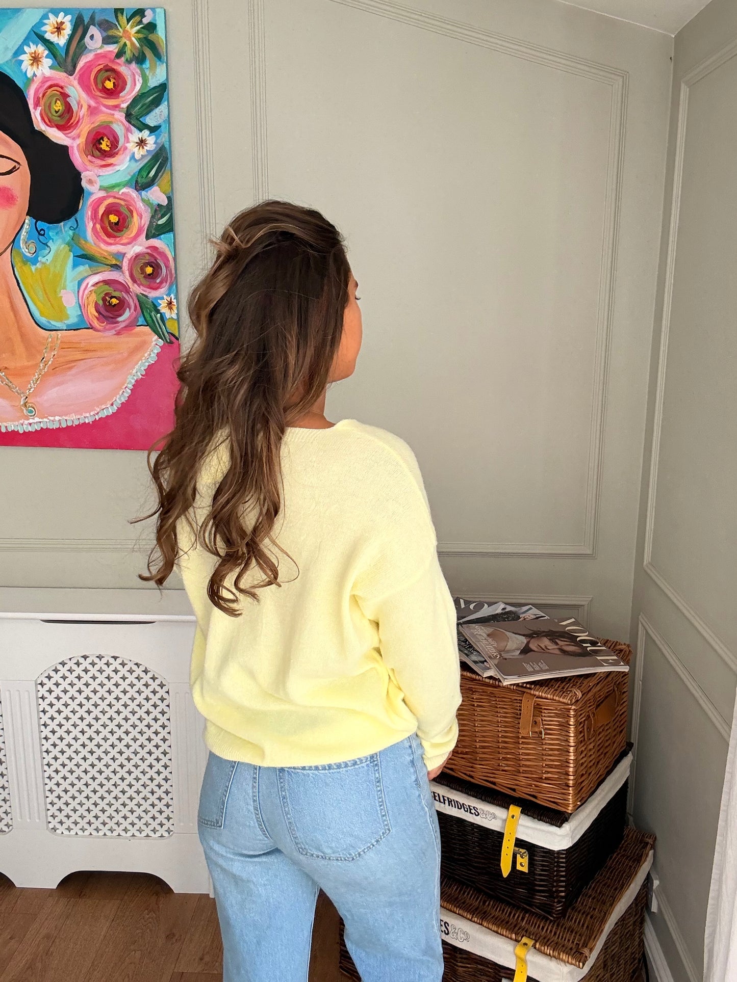 Knitted Cardigan - Butter Yellow