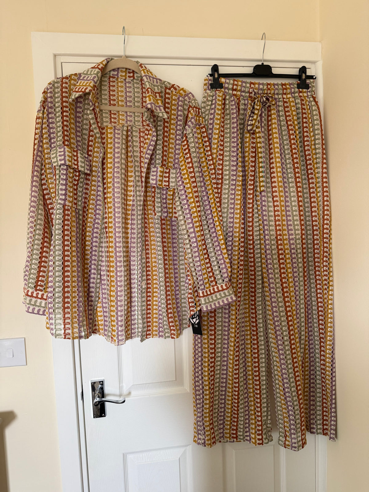 Multi Colour Beach Shirt & Trouser Set