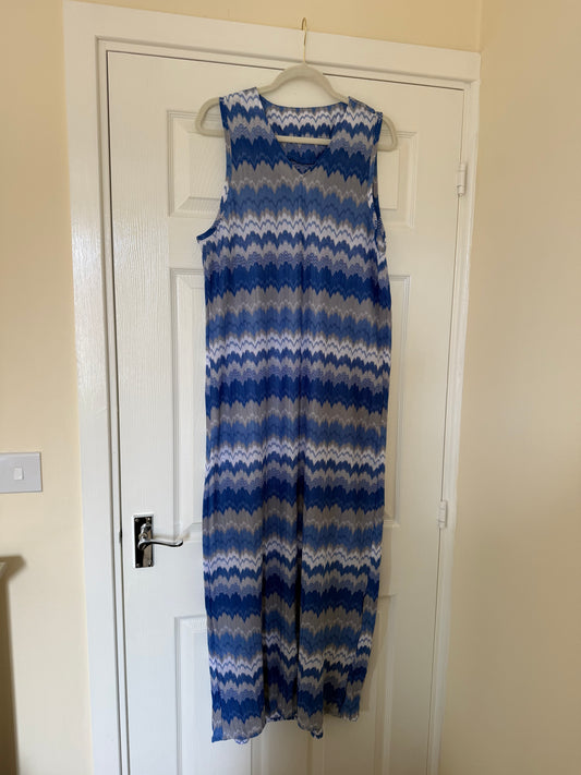 Blue Long Dress