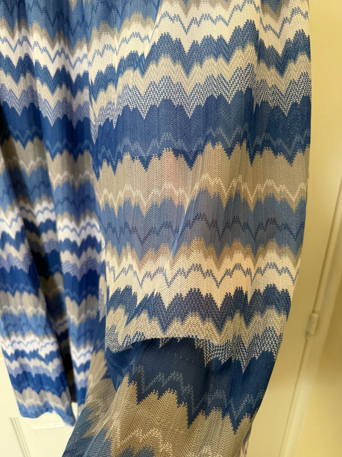 Blue Wide Leg Trousers
